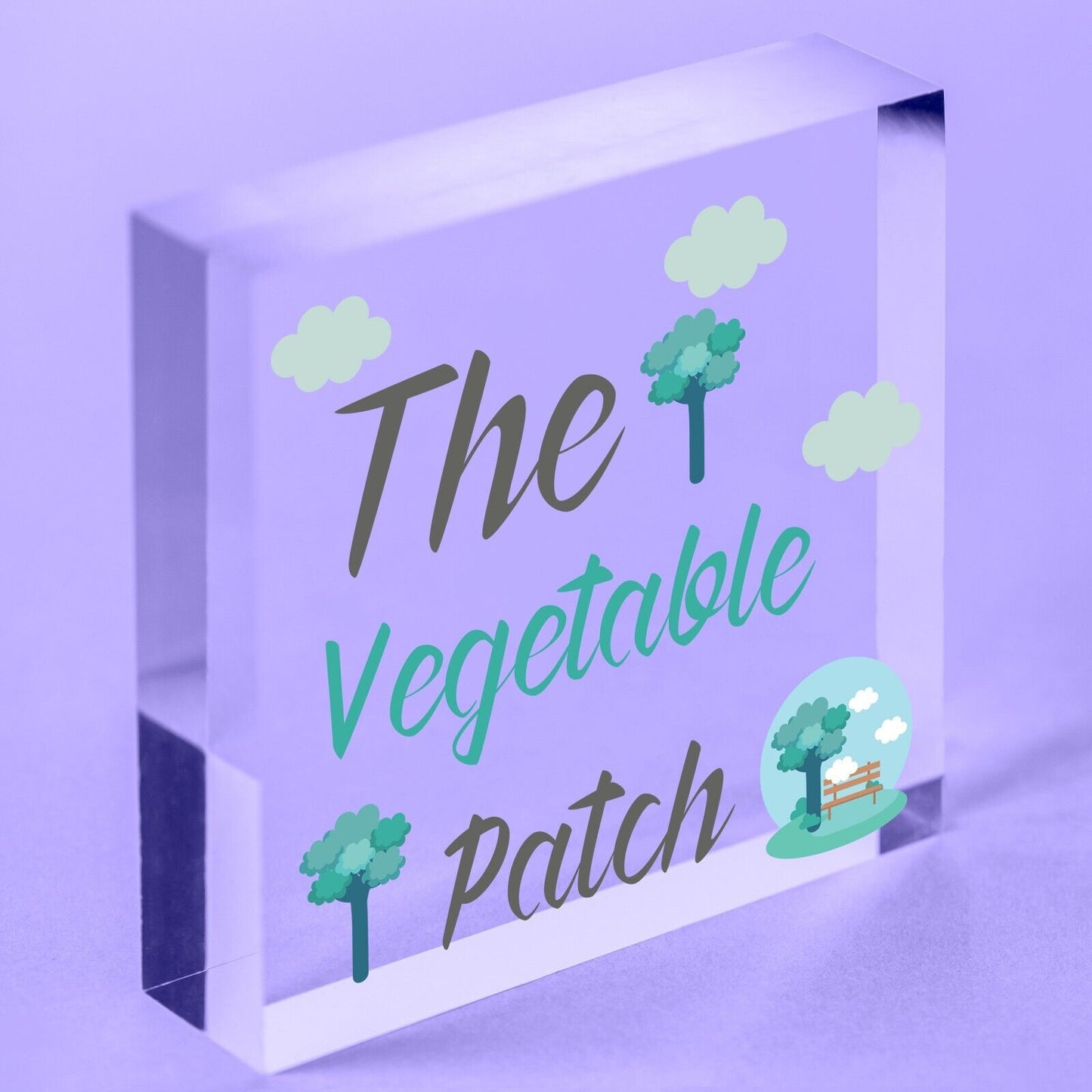 The Vegetable Patch Hanging Sign Garden Sign Summer House Plaque Shed Sign