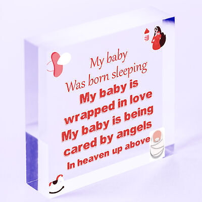 Baby Memorial Plaque Miscarriage Baby Loss Stillborn Bereavement Sign Mum Dad