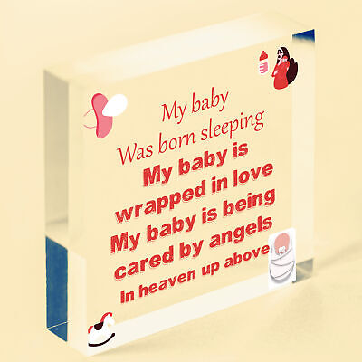 Baby Memorial Plaque Miscarriage Baby Loss Stillborn Bereavement Sign Mum Dad