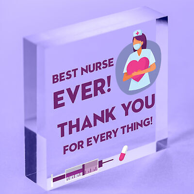 Thank You Gift For Nurse Wood Heart Gift For Him or Her Volunteer Gift Keepsake