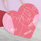 Best Friend Poem Heart Hanging Sign Christmas Decoration Friend Gifts BFF