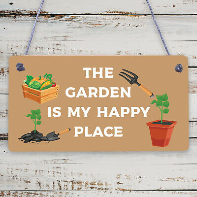 Novelty Garden Sign Gift For Gardeners Mum Nan Home Decor Garden Shed Plaque