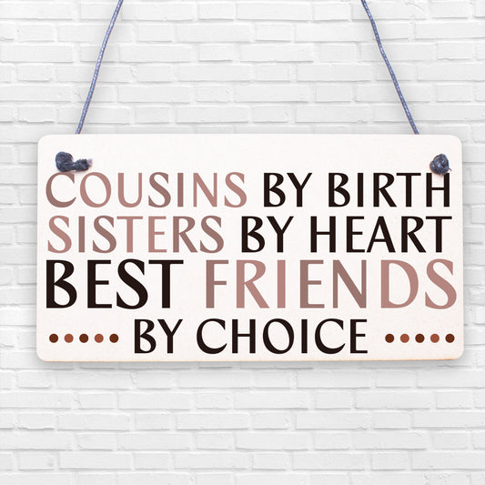 Cousin Keepsake Best Friend Sister Gift For Christmas Birthday Family Love Sign