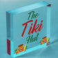 Tiki Hut Hanging Home Bar Pub Kitchen Plaque Alcohol Cocktails Sign Friend Gift