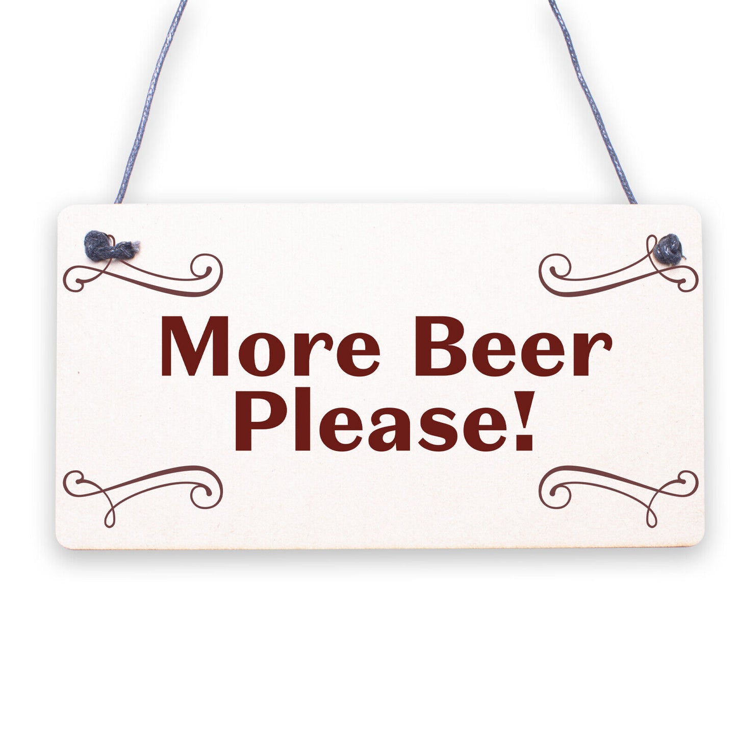 In Dog Beers Only Had One Funny Pub Bar Man Cave Hanging Plaque Alcohol Sign