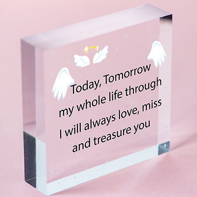 Handmade Special Memorial Plaque For Mum Dad Nan Grandad Hanging Memory Plaque