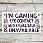 Gamer Games Room Novelty Gaming Sign For Boys Bedroom Gift For Him Men