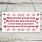 Love For You Memorial Loving Memory Heaven Gift Hanging Plaque Family Poem Sign