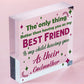 Best Friend Godmother Gifts Wooden Heart Plaque Thank You Friendship Keepsake