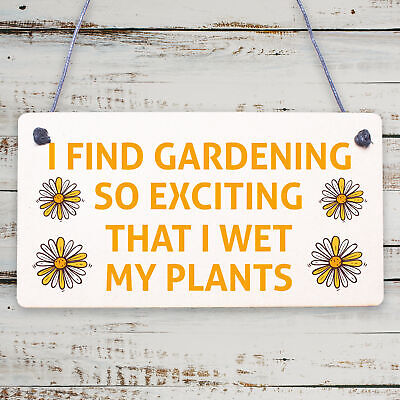 FUNNY Garden Sign Garden Plaque Summer House Sign Shed Plaque Gift For Her