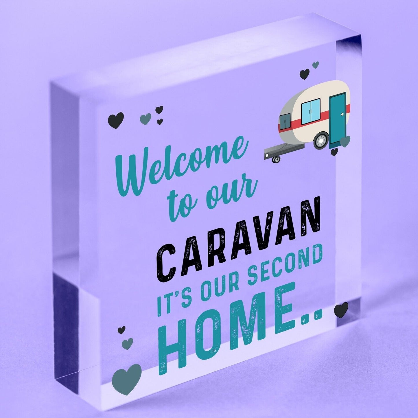 Welcome To Caravan Sign Caravan Gifts Caravan Accessories Home Decor Door Plaque