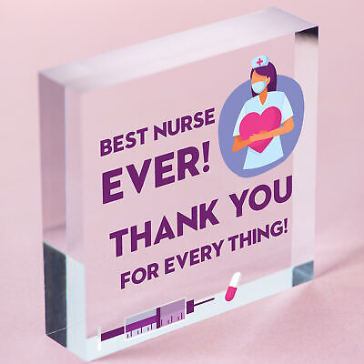 Thank You Gift For Nurse Wood Heart Gift For Him or Her Volunteer Gift Keepsake