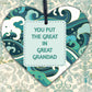 Great Grandad Gifts Engraved Heart Birthday Gift For Great Grandad Gift For Him