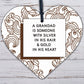 A Grandad Has A Golden Heart Wooden Hanging Plaque Love Shabby Chic Gift Sign