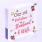 1st Valentines Day As Husband Wife Valentines Day Card For Husband Wife Heart