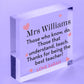 Personalised Teacher Jigsaw Puzzle Piece Thank You Gifts Teaching Assistant Her