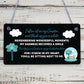 Garden Memorial Sign Hanging Outdoor Sign Wall Door Plaque Summerhouse Sign