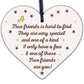 True Friend Wooden Special Friendship Gift For Women Thank You Gift Keepsake