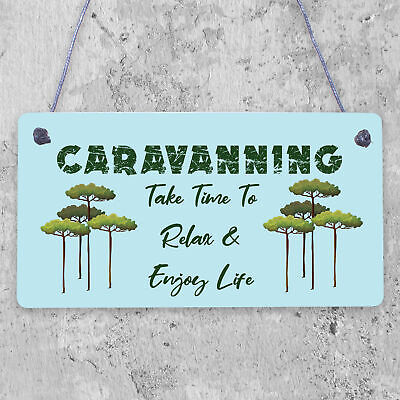 Caravan Sign Caravan Accessory Novelty Plaque Camping Sign Nan Grandad Dad Gift