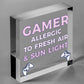 Gaming Novelty Sign Gamer Christmas Gifts For Son Brother Boys Bedroom Decor