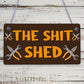 Funny Rude Garden Shed Sign Hanging Door Plaque Shed Sign Family Gift For Men