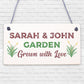 Garden Sign Hanging Door Wall Summerhouse Shed Decking Sign Home Decor Gift