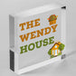 The Wendy House Hanging Summer House Garden Shed Decor Sign Home Gifts