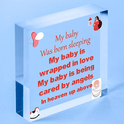 Baby Memorial Plaque Miscarriage Baby Loss Stillborn Bereavement Sign Mum Dad