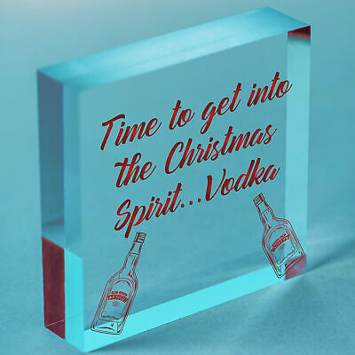 Bar Sign For Home Bar Plaque Vodka Gifts For Her Him Funny Vodka Gifts Xmas