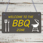 Funny BBQ Sign Barbecue Sign Welcome Sign Garden Summerhouse Outdoor Sign