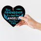 True Friendship Knot Angels Best Friend Gifts Hanging Plaque Friends Home Sign