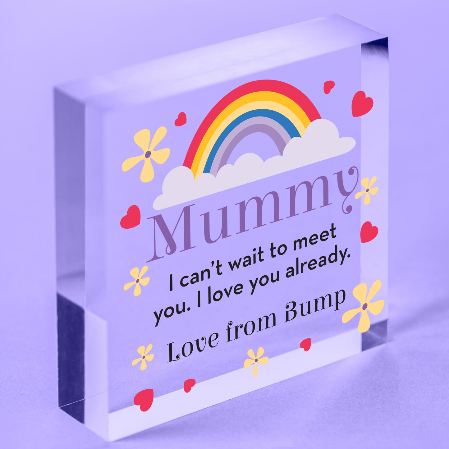 Personalised Mum To Be Gifts From Baby Bump Rainbow Baby Gifts for Mummy To Be