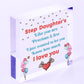 Step Daughter Birthday Christmas Card Gift For Daughter From Step Mum Dad Heart