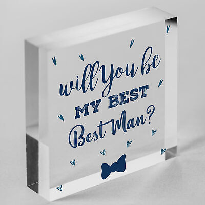 Will You Be My Maid of Honour Bridesmaid Flower Girl Best Man Wedding Request