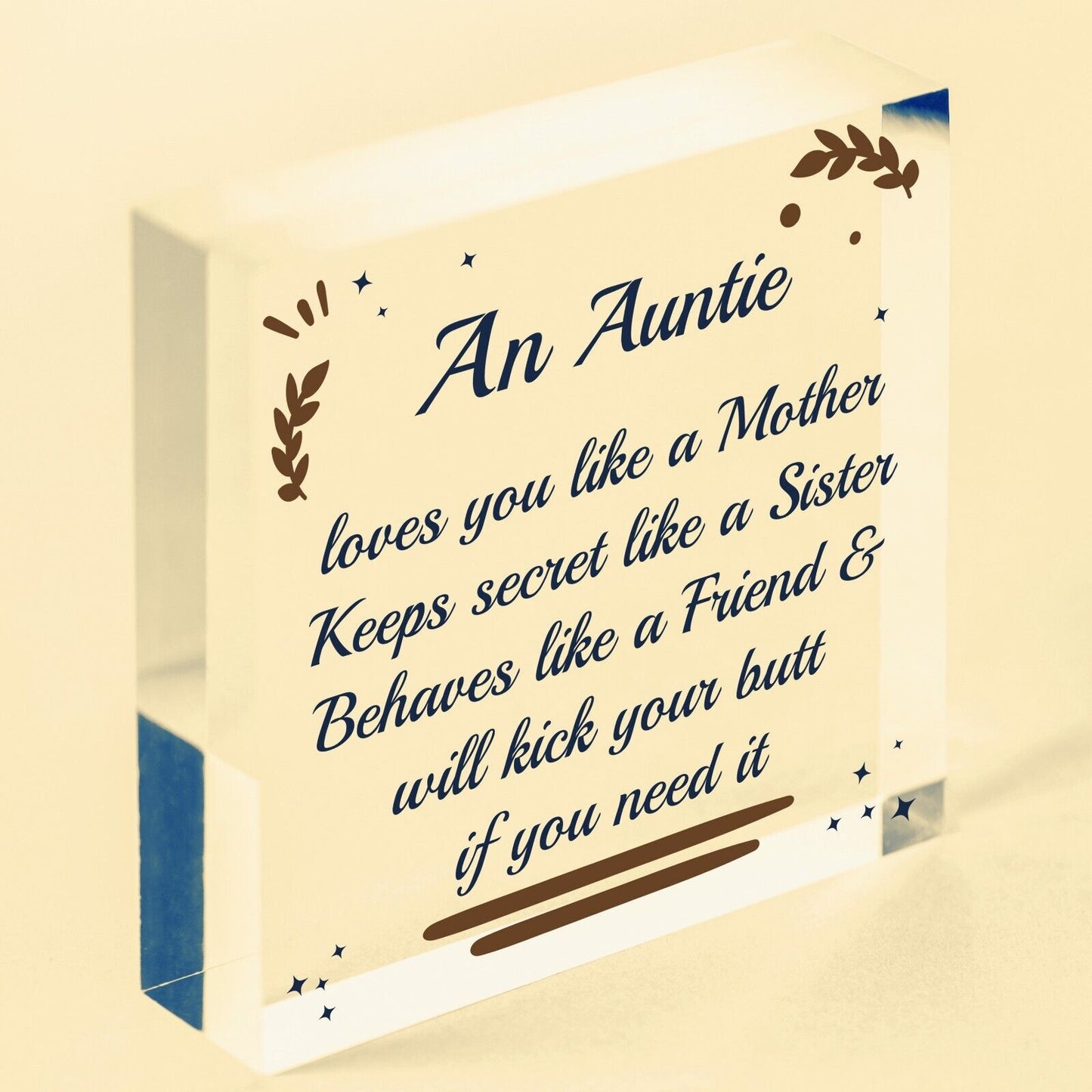 Auntie And Uncle Plaque Wooden Heart Quirky Gifts For Uncle Auntie Keepsake Sign