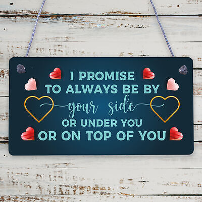 Valentines Day Funny Gifts For Him Her Anniversary Gifts hanging plaque Keepsake