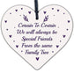 Cousin Family Gifts Christmas Birthday Gift For Cousin Wood Heart Thank You Gift