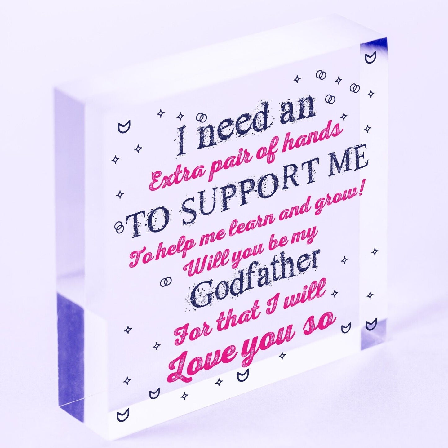 Will You Be My Godfather Wooden Heart Godparent Asking Gifts Uncle Friend Nephew