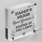 Daddy's Grass Garden Lawn Shed Father's Day Hanging Plaque Dad Gift Sign