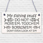 Funny Fishing Fisherman Stuff Sign Garden Shed Man Cave Plaque Grandad Dad Gift