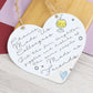 Chance Made Us Colleagues Gifts Heart Plaque Hanging Sign Friendship Friends