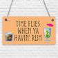 Havin Rum Hanging Sign Funny Alcohol Bar Pub Man Cave Garden Friendship Plaques