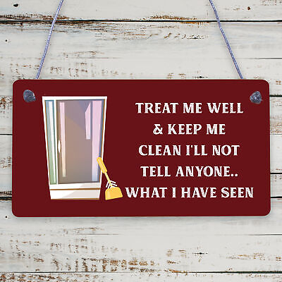 Funny BATHROOM Signs Shabby Chic Door Plaque Sign for Toilet Bathroom The Loo