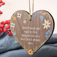 Best FRIEND Christmas Gift Friendship Gift Wooden Heart Thank You Novelty Plaque