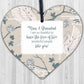 Birthday Christmas Gift For Nan And Grandad Wood Heart Thank You Gift Keepsake