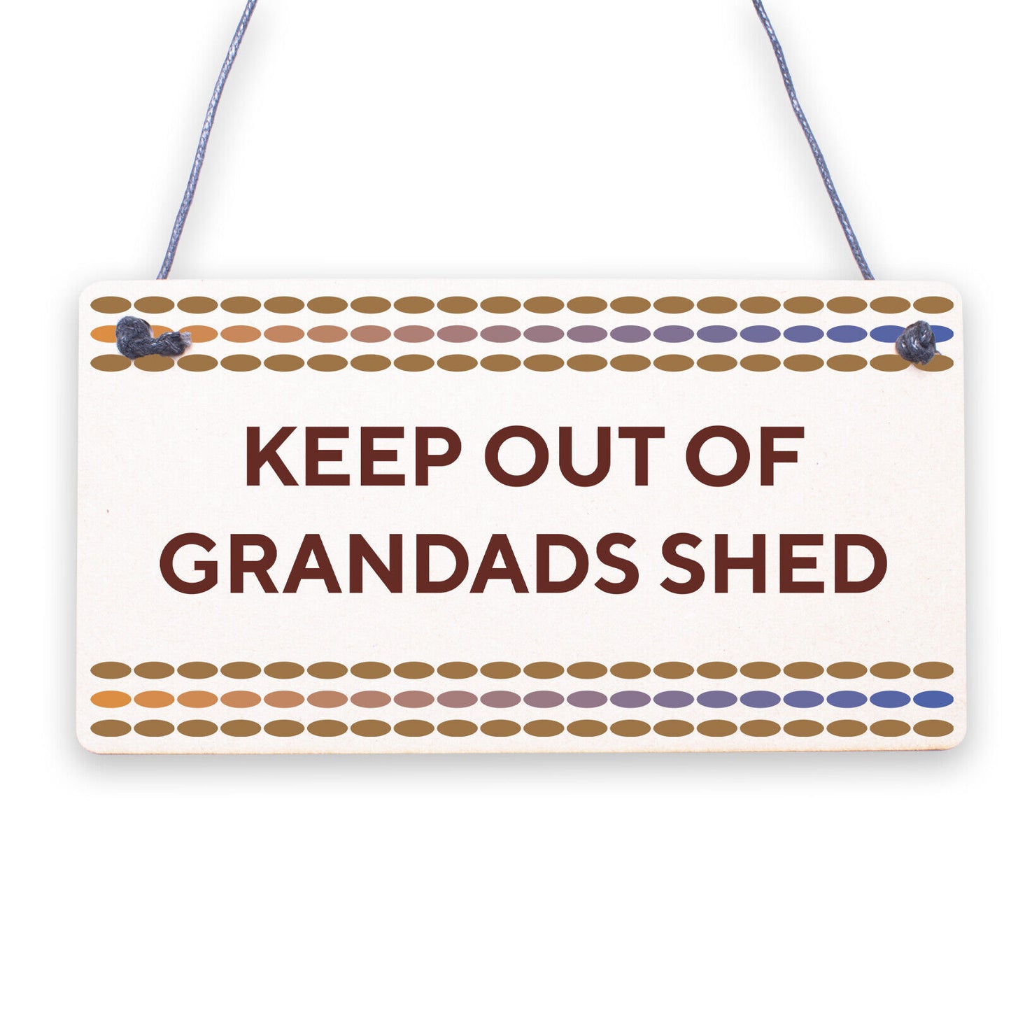 Grandads Shed Workshop Garage Hanging Garden Plaque Gifts For Grandad Dad