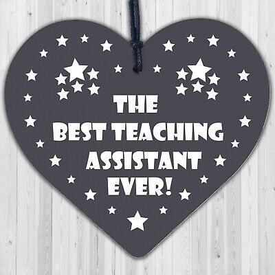 Best Teaching Assistant Wood Keyring Nursery Teacher School Thank You Gifts