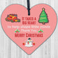 Thank You Gift For Teacher Christmas Wooden Heart Gift For Teacher From Child