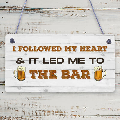 Bar Sign For Outdoor Funny Home Bar Sign Hanging Door Plaque Gift For Men