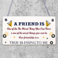 THANK YOU Gift Plaque For Best Friend Birthday Christmas Keepsake Gift For Her